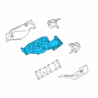 OEM 2014 Infiniti QX50 Manifold Exhaust Diagram - 140D2-EY02B