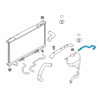 OEM 2020 Infiniti Q50 Hose-RESERVER Tank Diagram - 21741-5CF0A