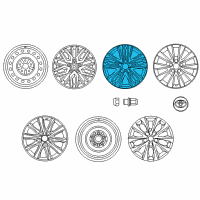 OEM 2017 Toyota Camry Wheel, Alloy Diagram - 42611-06B30