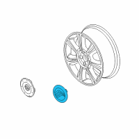 OEM 2009 Mercury Sable Center Cap Diagram - 8T5Z-1130-A