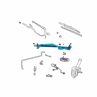 OEM 2001 Cadillac DeVille Transmission Asm, Windshield Wiper Diagram - 12494826