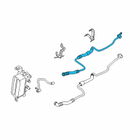 OEM 2016 BMW 550i Oil Cooling Pipe Inlet Diagram - 17-22-7-619-615