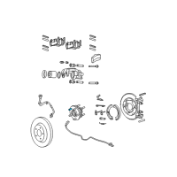 OEM Jeep Commander Stud Hub Diagram - 6036424AA