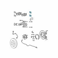 OEM 2009 Jeep Commander SLIPPER-CALIPER Diagram - 5143705AA