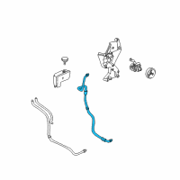 OEM 1993 Chevrolet Camaro Power Steering Hose Diagram - 26042675