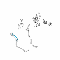 OEM 1994 Chevrolet Camaro Hose-P/S Fluid Reservoir Overflow Diagram - 26025371