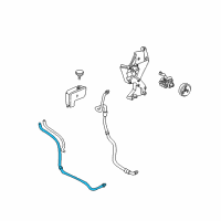 OEM 1996 Chevrolet Camaro Pipe Asm-P/S Fluid Cooling Diagram - 26019302