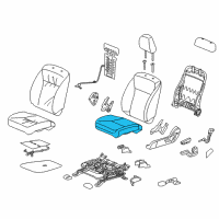 OEM Honda HR-V Pad, L. FR. Diagram - 81537-T7M-H01