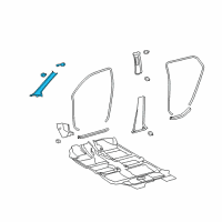 OEM Scion Windshield Pillar Trim Diagram - 62211-52200-B0