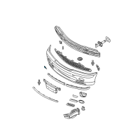 OEM 2001 BMW 325xi Flap, Towing Eye, Primed Diagram - 51-11-8-213-685