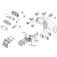 OEM 2000 Nissan Pathfinder Meter Assy-Water Temperature Diagram - 24835-2W610