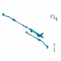 OEM Nissan Gear & Linkage Assy-Power Steering Diagram - 49001-4RA0A