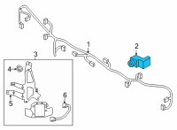 OEM 2021 Kia Niro EV Sensor Assembly-Pack Assist Diagram - 95720D3000ABP