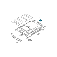 OEM 2006 Hyundai Tucson Lamp Assembly-Cargo Diagram - 92620-2E000-J9