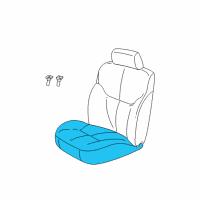 OEM 2002 Dodge Stratus Seat Cushion Pad Diagram - UN231L5AA