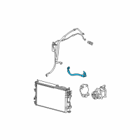 OEM 2004 Chrysler Sebring Line-A/C Discharge Diagram - 4596451AD