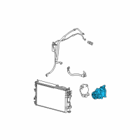 OEM 2002 Chrysler Sebring COMPRES0R-Air Conditioning Diagram - RL069029AA