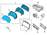 OEM 2022 Hyundai Sonata Cluster Assembly-Instrument Diagram - 94011-L0050