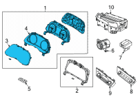 OEM 2020 Hyundai Sonata Cluster Assembly-Instrument Diagram - 94011-L0050