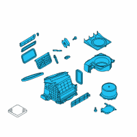 OEM 2007 Infiniti FX35 Blower Assy-Front Diagram - 27200-CL001