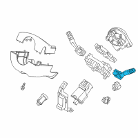 OEM 2014 Ford Explorer Signal Switch Diagram - EB5Z-13341-AA