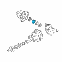 OEM 2021 Ford Expedition Side Bearings Diagram - FR3Z-4222-A