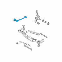 OEM 2006 Kia Sportage Arm Assembly-Trailing Diagram - 551102E002