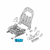 OEM BMW X7 SEAT ADJUSTMENT SWITCH, RIGH Diagram - 61-31-6-801-482