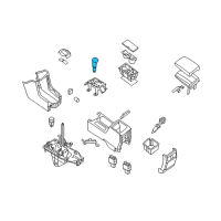 OEM 2008 Nissan Maxima Knob Assembly-Control Lever Auto Diagram - 34910-ZK31A