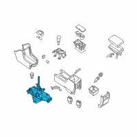 OEM 2008 Nissan Maxima Transmission-Gear Shifter Diagram - 34901-ZK30A