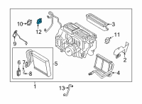 OEM 2022 Nissan Altima MOTOR ACTR ASSY MODE Diagram - 27731-5NA0B