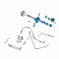 OEM Acura Pump, Power Steering Diagram - 06561-RWC-505RM