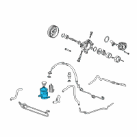 OEM 2009 Acura RDX Tank, Power Steering Oil Diagram - 53701-STK-A01