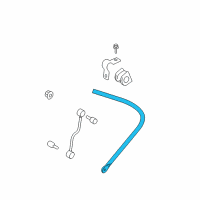 OEM 2009 Ford F-250 Super Duty Stabilizer Bar Diagram - BC3Z-5A772-B