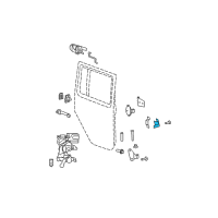 OEM 2018 Jeep Wrangler JK Loop-Door Check Strap Body Half Diagram - 55397096AA