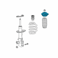 OEM 2019 Chevrolet Traverse Strut Mount Diagram - 84472032