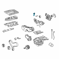 OEM Toyota Camry Tensioner Diagram - 13540-20021