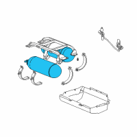 OEM 2000 Dodge Ram 1500 Van Cylinder-Compressed Natural Gas Diagram - 53015147AB