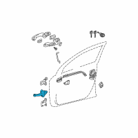 OEM 2009 Toyota RAV4 Check Strap Diagram - 68620-0R010