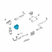 OEM 1997 Nissan Altima Cover-Exhaust Manifold Diagram - 16590-5B600
