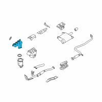 OEM 1999 Nissan Altima Exhaust Manifold Diagram - 14004F4405