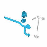 OEM 2016 Chevrolet Malibu Stabilizer Bar Diagram - 84144877