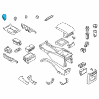 OEM Infiniti M37 Knob Assembly-Control Lever Auto Diagram - 34910-1MA8A