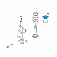 OEM 2017 Chevrolet City Express Strut Mount Diagram - 19316670