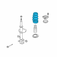 OEM Chevrolet City Express Coil Spring Diagram - 19316666