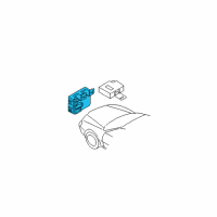 OEM 2004 Nissan Maxima Body Control Module Controller Assembly Diagram - 284B1-7Y000