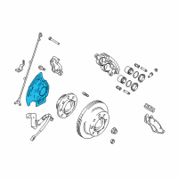 OEM Dodge Ram 3500 Shield-Splash Diagram - 5086663AA