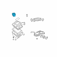 OEM 2011 GMC Canyon Inlet Duct Diagram - 25872511