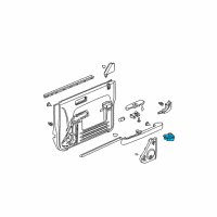 OEM 2006 Honda Element Switch Assembly, Remote Control Mirror Diagram - 35190-SCV-A01