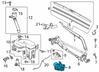 OEM 2020 Toyota Highlander Front Motor Diagram - 85110-0E120